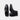 Joee Tumbled Leather Low Boot Black