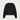 Worked Logo Crewneck Strass Black|White / M