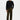 Textured 32386 Knit Polo Shirt Black