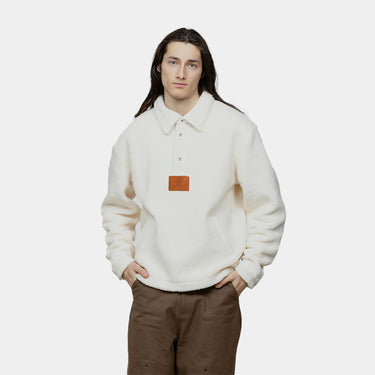 Fleece Pull-Over Polo Sweat