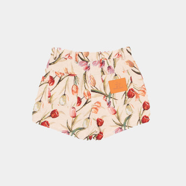 Flower Short - Beige