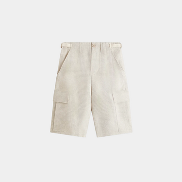 Le Short Cargo Lin - Dark Beige