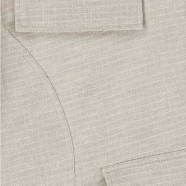 Le Short Cargo Lin - Dark Beige