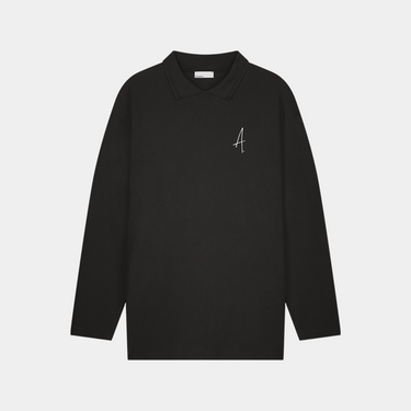 Gijs 252406 Wavy Jacquard ls Polo