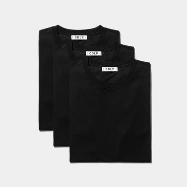 Midweight 3pack Tees - Black