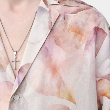 Enzo Summer aop Shirt - Red Multi Colour