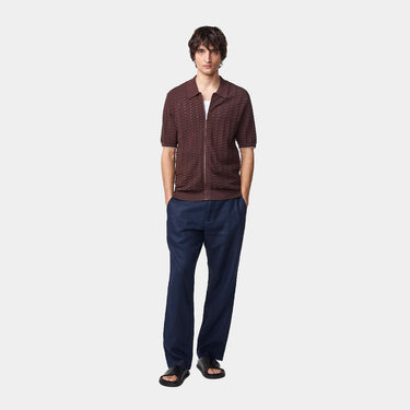 Gustav 6636 Full Zip Polo